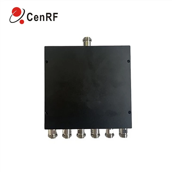 Combinador de potencia de 6-vías coaxiales
